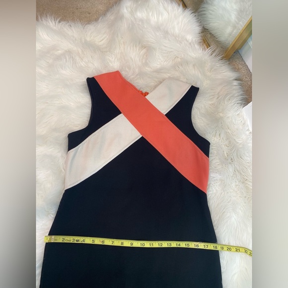 #395 AGNONA Color block Dress size 10 - Picture 8 of 9